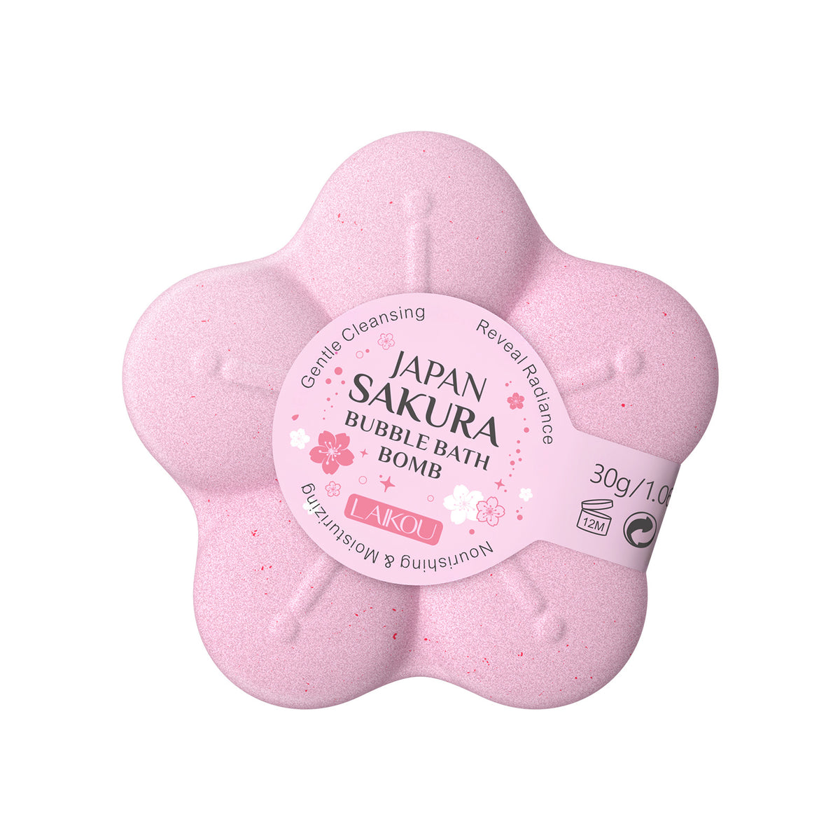 Cross-border Lecco Japan Cherry Blossom Bubble Explosion Bath Salt 30g Body Cleansing Moisturizing Factory in stock Wholesale