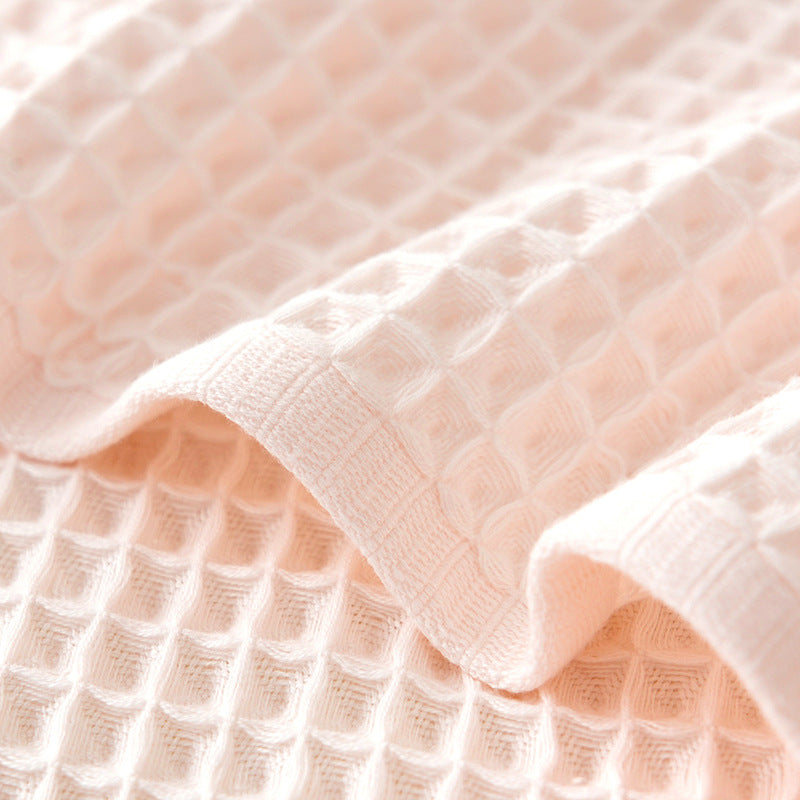 Waffle Weave Cotton Bath Towel