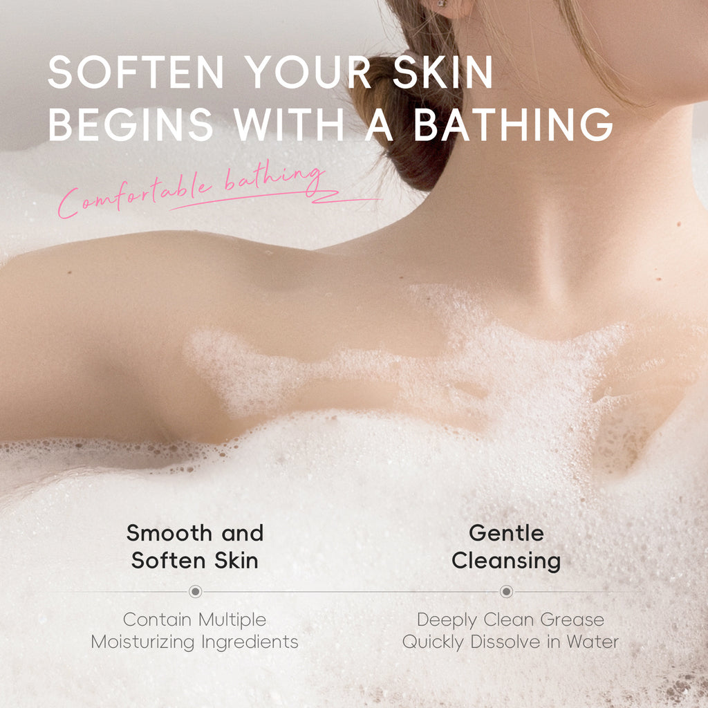 Cross-border Lecco Japan Cherry Blossom Bubble Explosion Bath Salt 30g Body Cleansing Moisturizing Factory in stock Wholesale