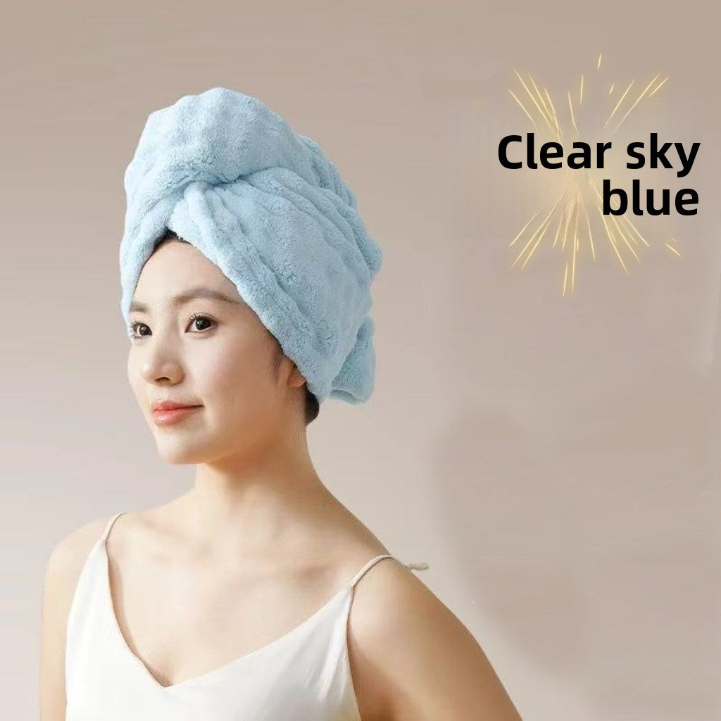 Women's Quick Dry Hair Cap Bath Towel